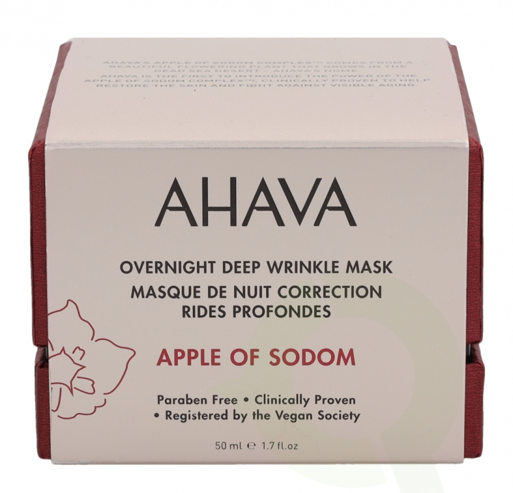 Ahava Apple of Sodom Overnight Deep Wrinkle Mask 50 ml Paraben Free