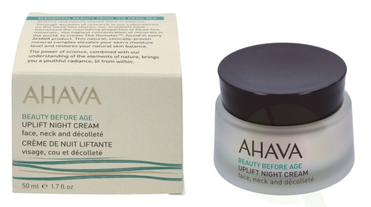 Ahava Beauty Before Age Uplift Night Cream 50 ml Face, Neck and Decollete