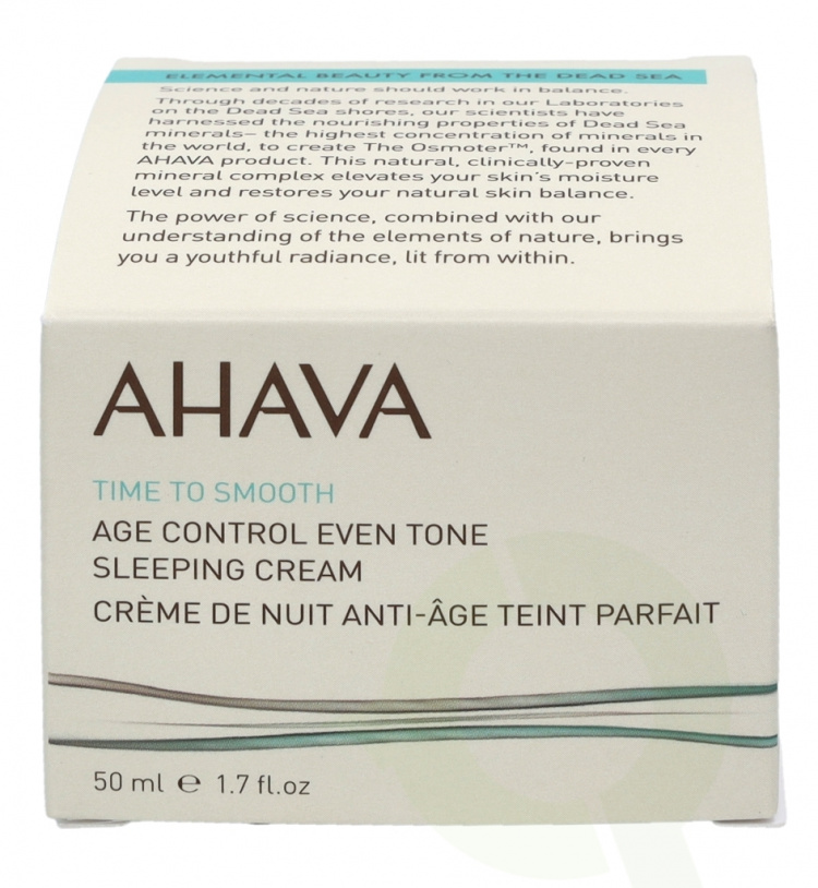Ahava T.T.S. Age Control Even Tone Sleeping Cream 50 ml