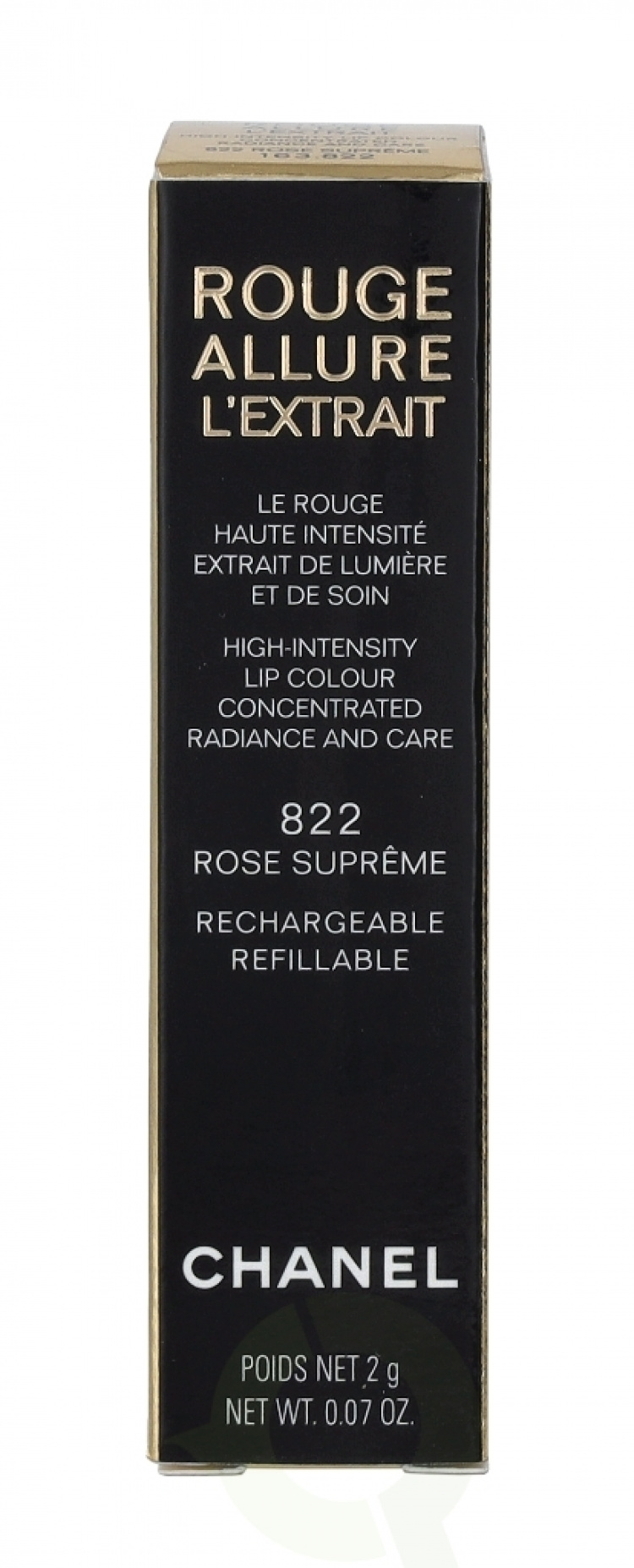 Chanel Rouge Allure L\'Extrait High-Intensity huuliväri 2 gr 822 Rose Supreme