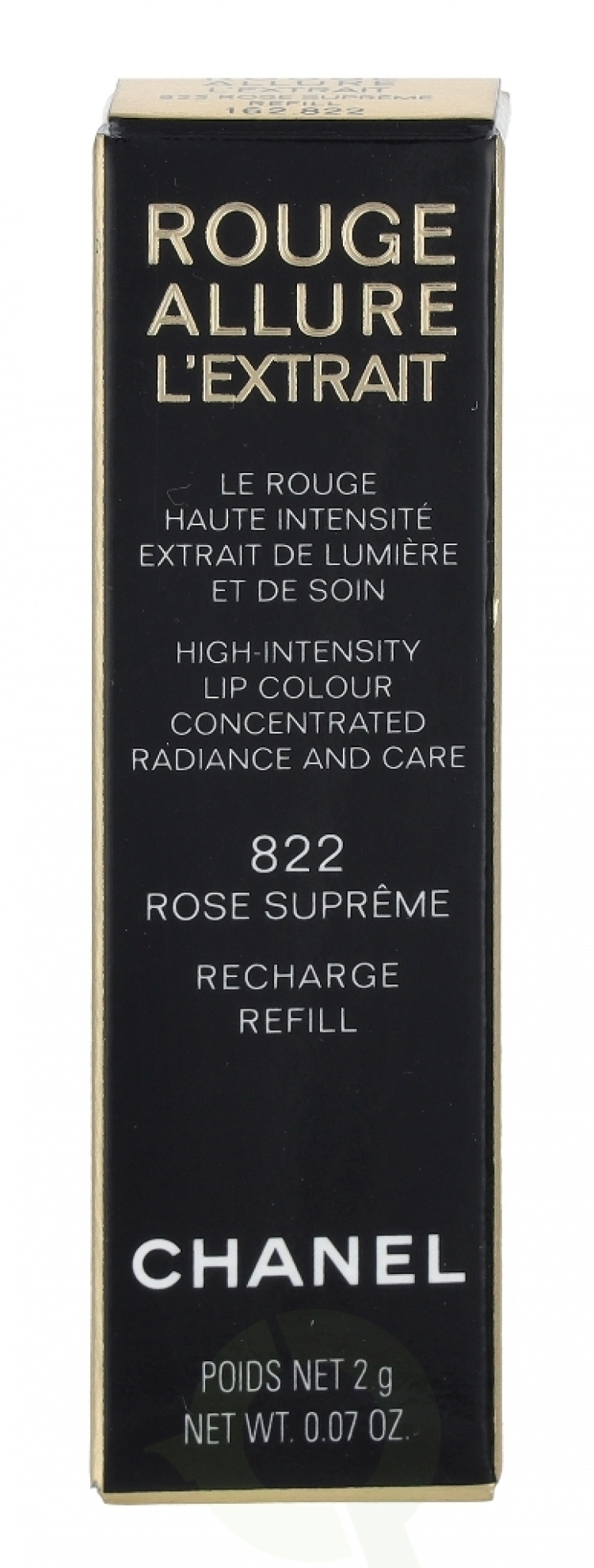 Chanel Rouge Allure L\'Extrait High In. Lip Colour - Recharge 2 gr #822 Rose Supreme