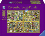 Ravensburger Magical Bookcase -palapeli, 18 000 palaa