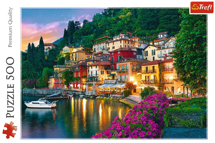 Trefl Lake Como Italy -palapeli, 500 palaa Trefl Lake Como Italy -palapeli, 500 palaa