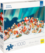 Peliko Mauri Kunnas joulu -palapeli, 1000 palaa Peliko Mauri Kunnas joulu -palapeli, 1000 palaa