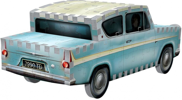 Harry Potter Wrebbit Flying Ford Anglia 3D-palapeli, 130 palaa Harry Potter Wrebbit Flying Ford Anglia 3D-palapeli, 130 palaa