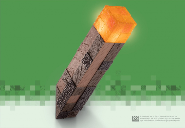 Noble Collection Minecraft Torch -valo