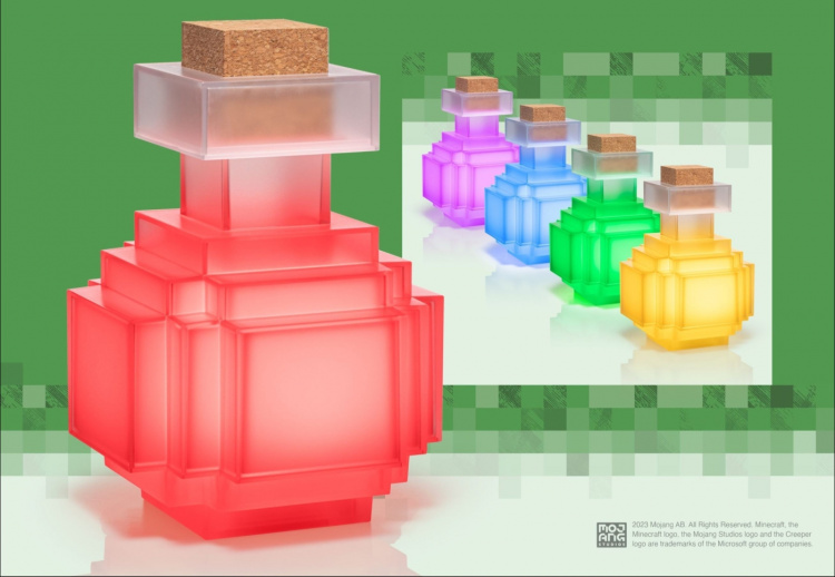 Noble Collection Minecraft Potion Bottle -valo