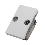 Triax Wall Outlet FM/TV TD 260E White Triax Wall Outlet FM/TV TD 260E White
