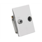 Triax Wall Outlet 2-way TD 241E White Triax Wall Outlet 2-way TD 241E White