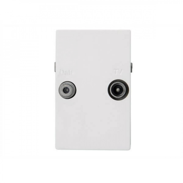 Triax Wall Outlet 2-way TD 241E White Triax Wall Outlet 2-way TD 241E White