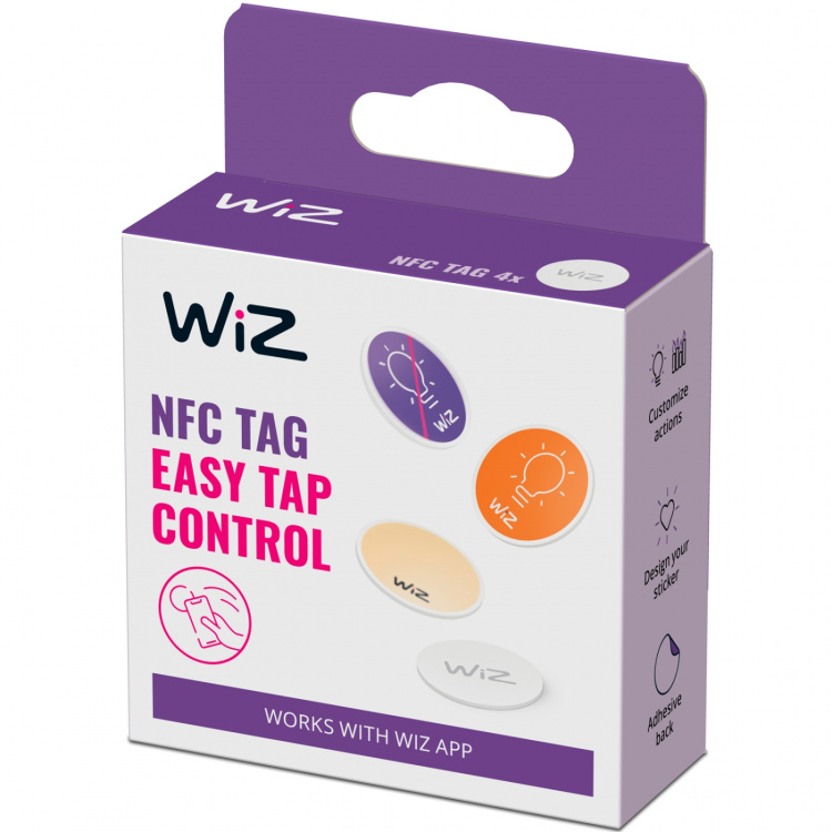 WiZ NFC-tags 4-pack