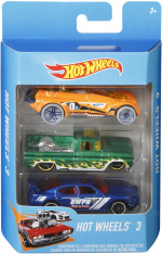 Hot Wheels pikkuautot, 3 kpl