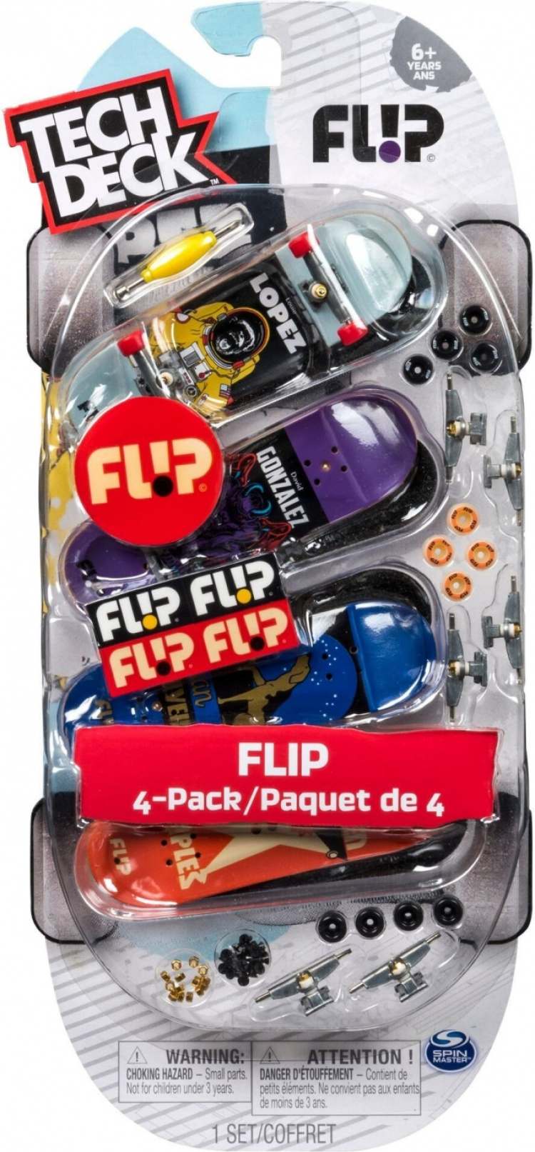 Tech Deck sormiskeitti, 4 kpl