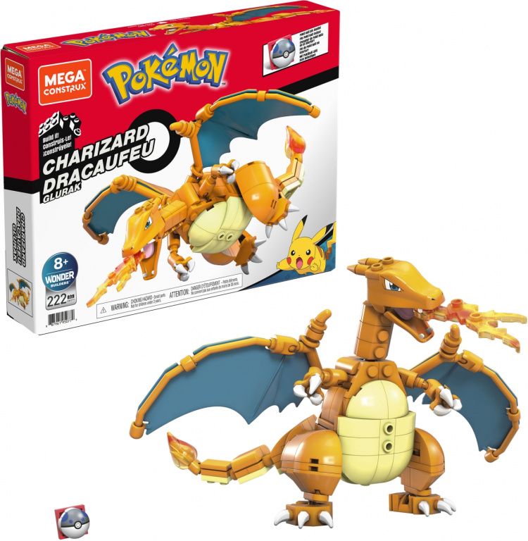 Mega Pokemon Charizard -rakennussarja Mega Pokemon Charizard -rakennussarja