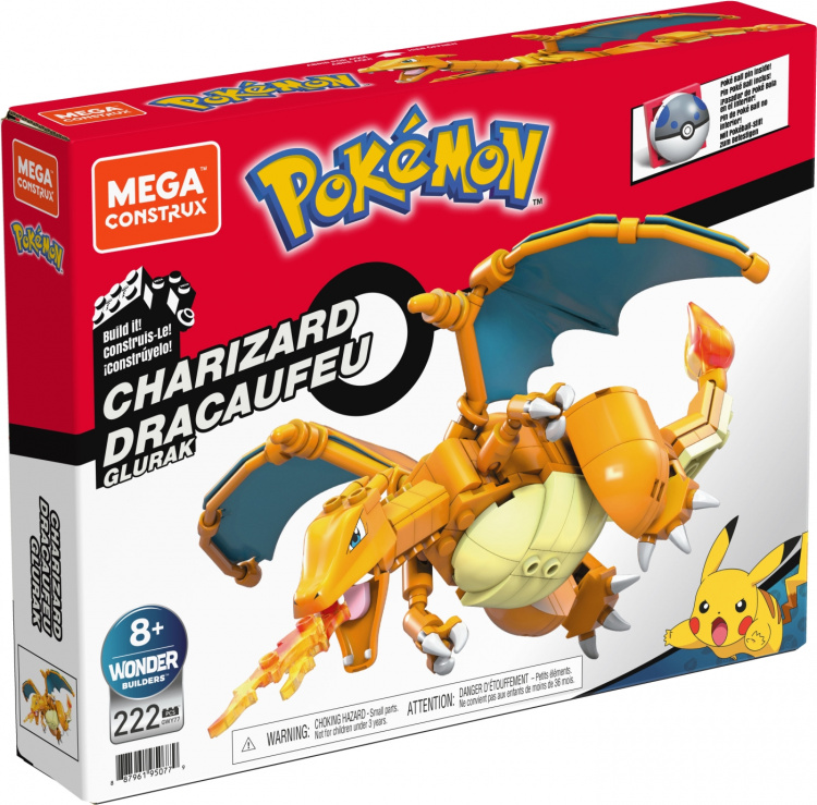 Mega Pokemon Charizard -rakennussarja Mega Pokemon Charizard -rakennussarja