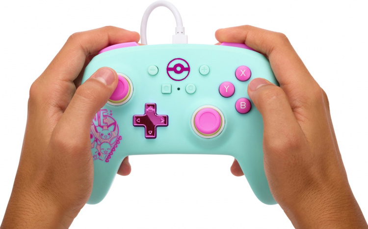 PowerA Enhanced Wired Controller -peliohjain, Pokémon: Sweet Friends, Switch PowerA Enhanced Wired Controller -peliohjain, Pokémon: Sweet Friends, Switch