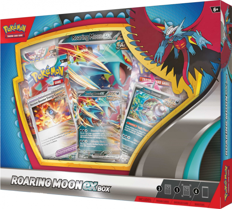 POKEMON TCG: Roaring Moon ex Box -keräilykorttisetti