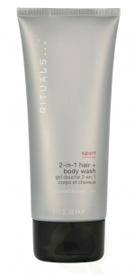 Rituals Sport 2-1 Hair + Body Wash 200 ml Activated Charcoal + Mint