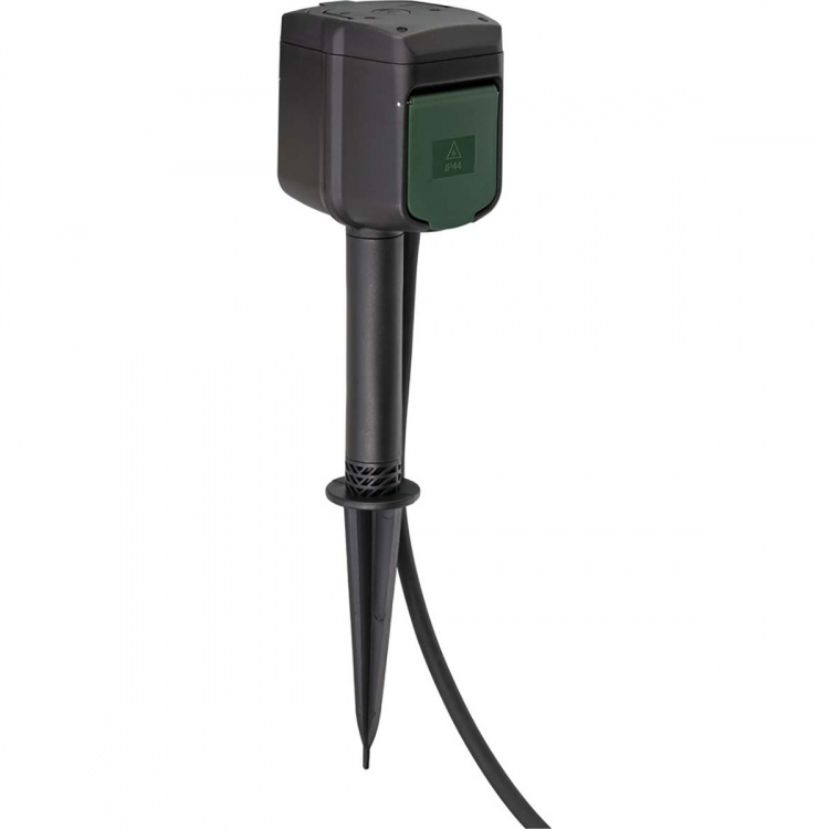 Brennenstuhl ®Connect WIFI älykäs ulkopistorasia 2-tie / älykäs ulkopistorasia IP44 maadoituspiikillä ja asennuslevyllä