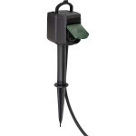 Brennenstuhl ®Connect WIFI älykäs ulkopistorasia 2-tie / älykäs ulkopistorasia IP44 maadoituspiikillä ja asennuslevyllä