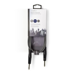 Nedis Monoäänikaapeli | 6.35 mm uros | 6.35 mm uros | Niklattu | 1.50 m | Pyöreä | PVC Nedis Monoäänikaapeli | 6.35 mm uros | 6.35 mm uros | Niklattu | 1.50 m | Pyöreä | PVC