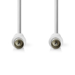 Nedis Koaksiaalikaapeli | IEC (Coax) Uros | IEC (Coax) Uros | Niklattu | 90 dB | 75 Ohm | Tuplasuojattu | 3.00 m | Pyöreä | PVC | Valkoinen | Label Nedis Koaksiaalikaapeli | IEC (Coax) Uros | IEC (Coax) Uros | Niklattu | 90 dB | 75 Ohm | Tuplasuojattu | 3.00 m | Pyöreä | PVC | Valkoinen | Label