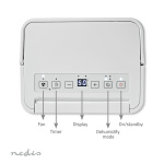 Nedis Ilmankuivaaja | 10 l/Päivä | Kosteudenpoisto / Automaattinen / Kuivaa pyykkiä / Ilmanvaihto | Kyllä | 100 m³/h