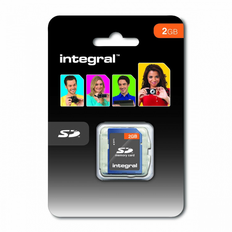 Integral SD (Secure Digital) Muistikortti 4 2 GB Integral SD (Secure Digital) Muistikortti 4 2 GB