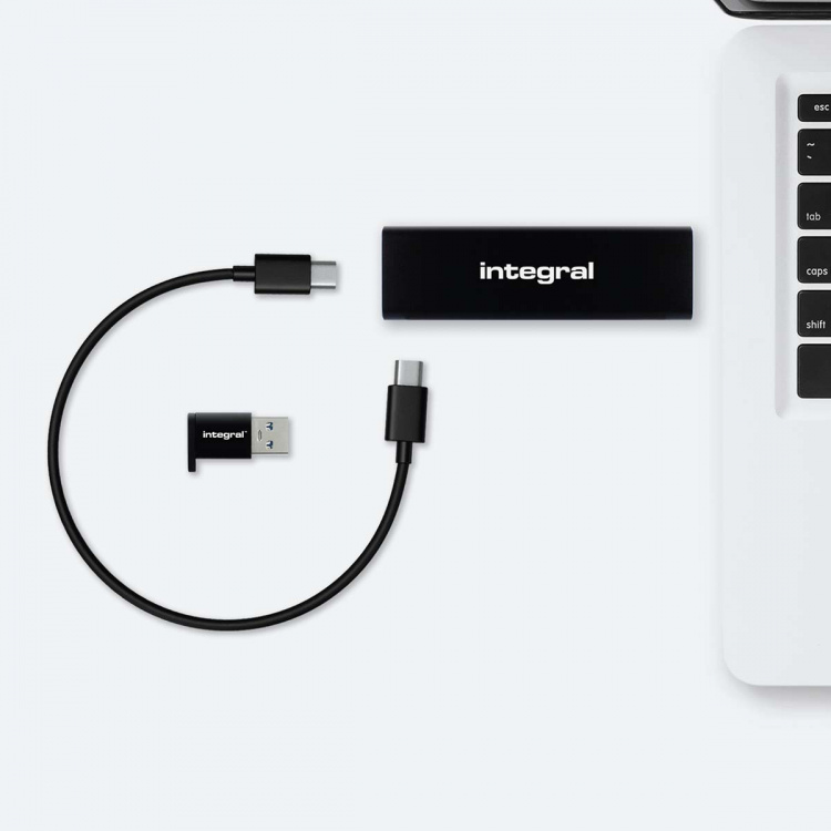 Integral 1 Tt:n kannettava SlimXpress-SSD-asema