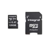 Integral 128 GB nopea microSDHC/XC V30 UHS-I U3 -muistikortti Integral 128 GB nopea microSDHC/XC V30 UHS-I U3 -muistikortti