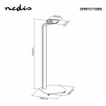 Nedis Kaiutinteline | Sopii käytettäväksi: Sonos® One SL™ / Sonos® One™ / Sonos® PLAY:1™ | Teline | 10 kg | Kiinteä | Metalli / Puu | Musta / Ruskea Nedis Kaiutinteline | Sopii käytettäväksi: Sonos® One SL™ / Sonos® One™ / Sonos® PLAY:1™ | Teline | 10 kg | Kiinteä | Metalli / Puu | Musta / Ruskea