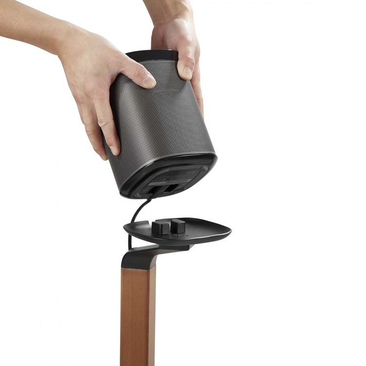 Nedis Kaiutinteline | Sopii käytettäväksi: Sonos® One SL™ / Sonos® One™ / Sonos® PLAY:1™ | Teline | 10 kg | Kiinteä | Metalli / Puu | Musta / Ruskea Nedis Kaiutinteline | Sopii käytettäväksi: Sonos® One SL™ / Sonos® One™ / Sonos® PLAY:1™ | Teline | 10 kg | Kiinteä | Metalli / Puu | Musta / Ruskea