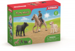 Schleich Farm World 42578 - Lännenseikkailu ratsailla
