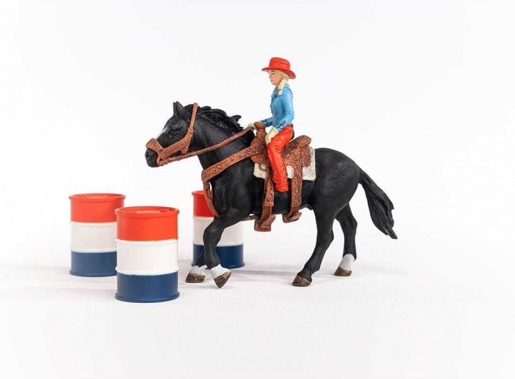 Schleich Farm World 42576 Lehmityttö ja tynnyrikisa