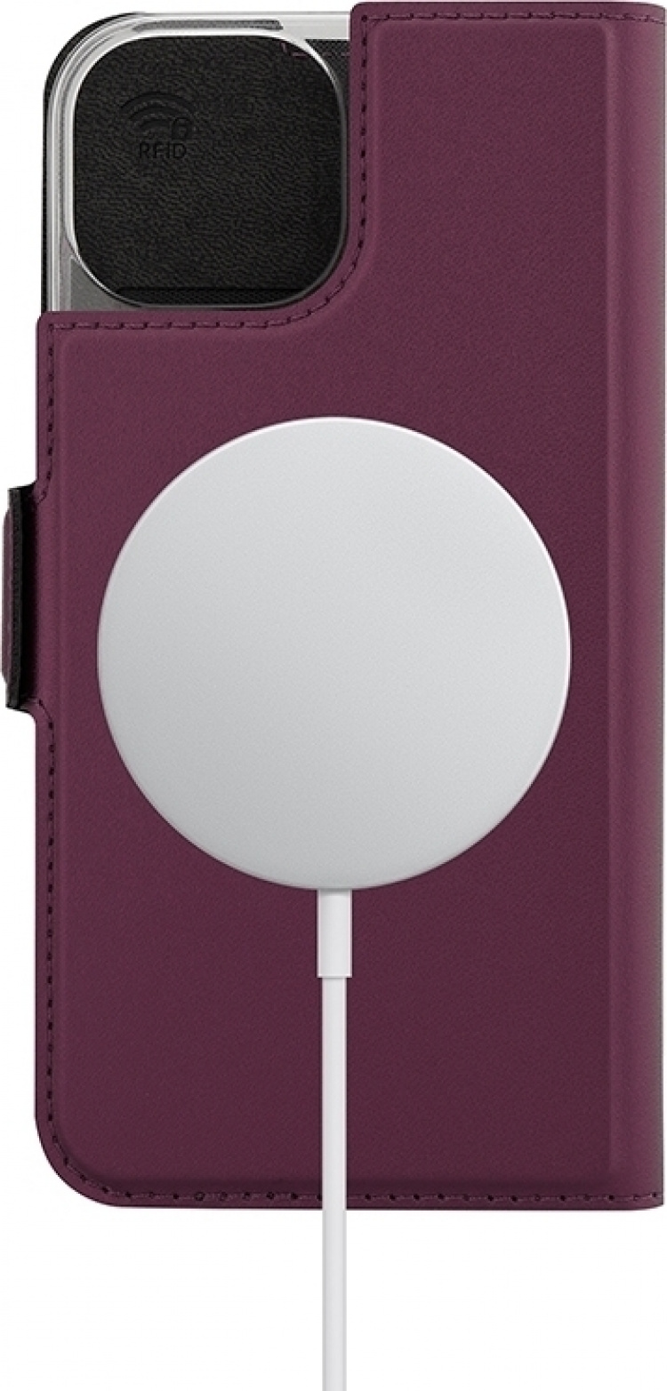 Wave BookCase -suojakotelo, MagSafe-yhteensopiva, iPhone 15, smoky sangria Wave BookCase -suojakotelo, MagSafe-yhteensopiva, iPhone 15, smoky sangria