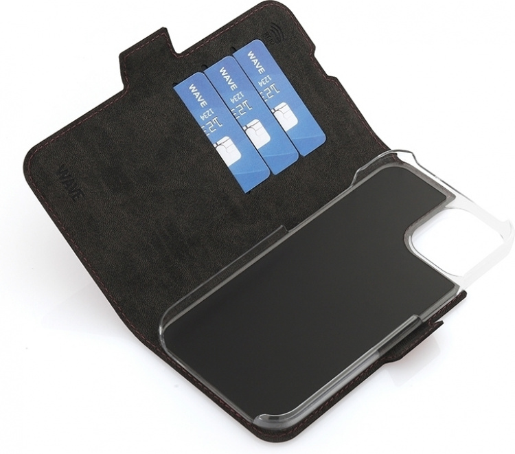 Wave BookCase -suojakotelo, MagSafe-yhteensopiva, iPhone 15, smoky sangria Wave BookCase -suojakotelo, MagSafe-yhteensopiva, iPhone 15, smoky sangria