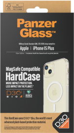 PanzerGlass HardCase with D3O -suojakotelo, MagSafe-yhteensopiva, iPhone 15 Plus PanzerGlass HardCase with D3O -suojakotelo, MagSafe-yhteensopiva, iPhone 15 Plus