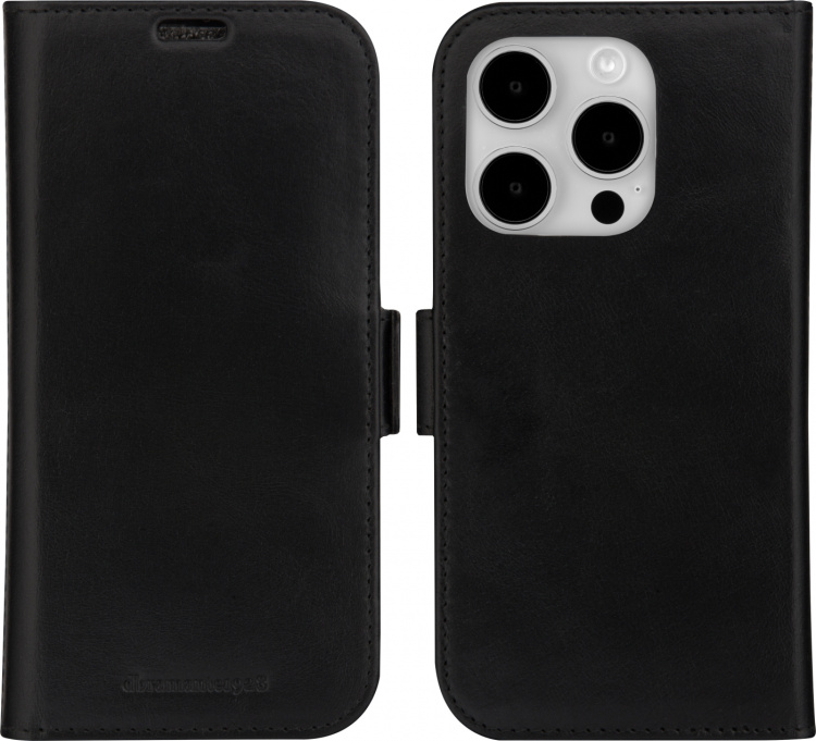 dbramante1928 Lynge, lompakko- ja suojakotelo, iPhone 15 Pro Max, musta