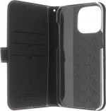 Insmat Exclusive Flip Case -lompakkokotelo, iPhone 15 Pro Max, musta Insmat Exclusive Flip Case -lompakkokotelo, iPhone 15 Pro Max, musta