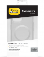 Otterbox Symmetry Clear for MagSafe -suojakuori, iPhone 15 / 14 / 13, kirkas Otterbox Symmetry Clear for MagSafe -suojakuori, iPhone 15 / 14 / 13, kirkas