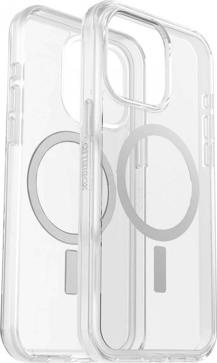 Otterbox Symmetry Clear for MagSafe -suojakuori, iPhone 15 Pro Max, kirkas