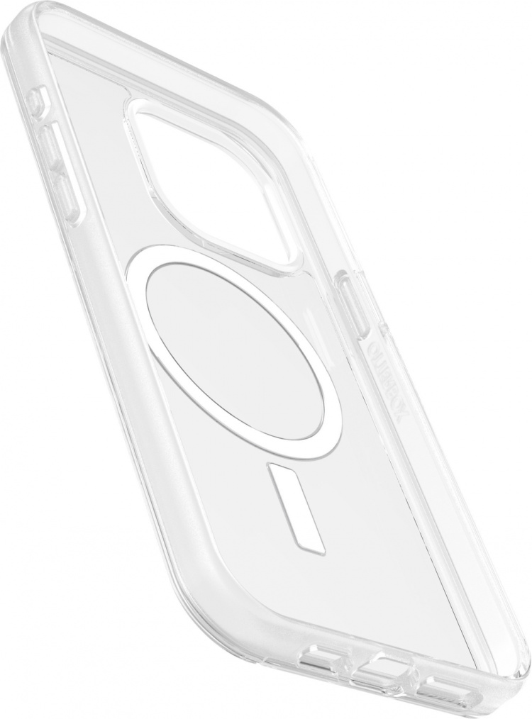 Otterbox Symmetry Clear for MagSafe -suojakuori, iPhone 15 Pro Max, kirkas