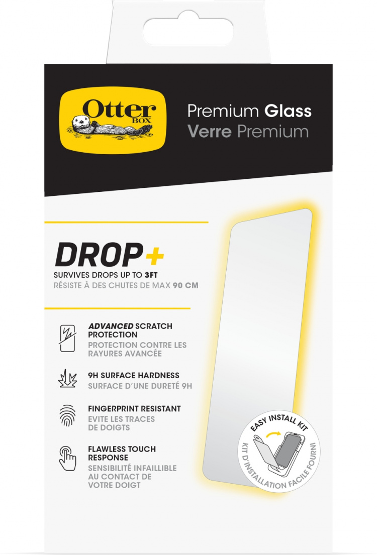 Otterbox Premium Glass Antimicrobial -panssarilasi, iPhone 15