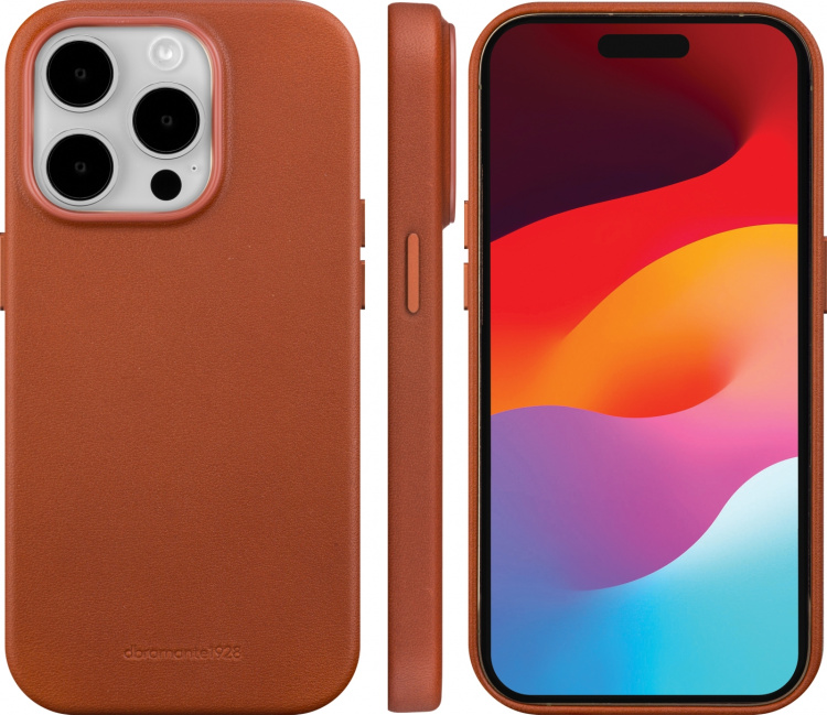 dbramante1928 Roskilde MagSafe -suojakuori, iPhone 15 Pro Max, ruskea