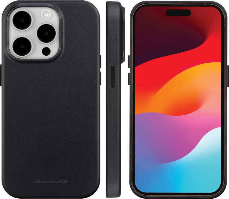 dbramante1928 Roskilde MagSafe -suojakuori, iPhone 15 Pro Max, musta dbramante1928 Roskilde MagSafe -suojakuori, iPhone 15 Pro Max, musta