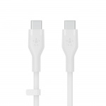 Belkin BOOST CHARGE USB-C to USB-C 2.0 Silicon, 2M, White