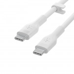 Belkin BOOST CHARGE USB-C to USB-C 2.0 Silicon, 2M, White