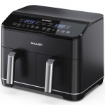 Sharp Luftfritös Airfryer Dubbel 2X4L 2X1800Watt AF-GD82AU-B