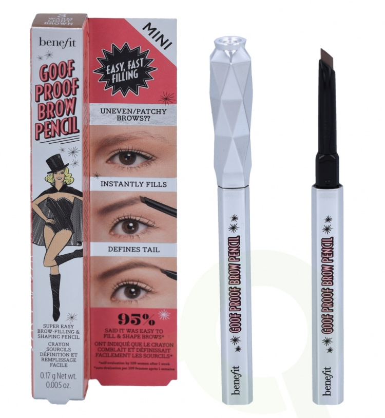 Benefit Goof Proof Mini Brow Shaping Pencil 0.17 gr #03 Warm Light Brown/12 HR Waterproof