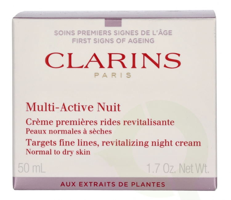 Clarins Multi-Active Nuit Night Cream 50 ml Normal To Dry Skin